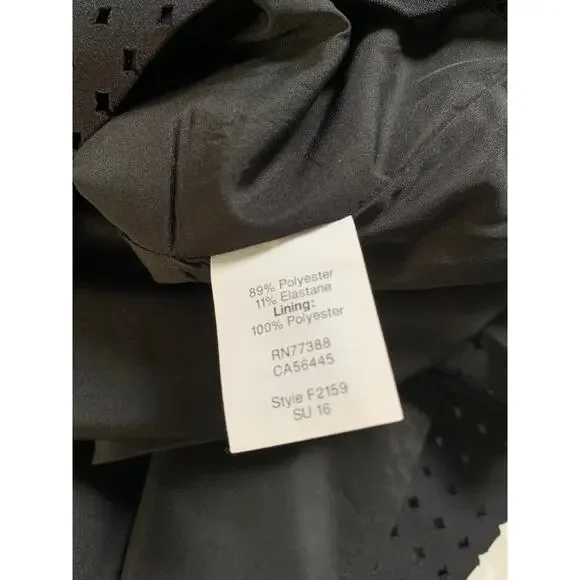 NEW with tags J. Crew Laser Cut Black Easy Sleeveless Dress Size 6 - Picture 8 of 8